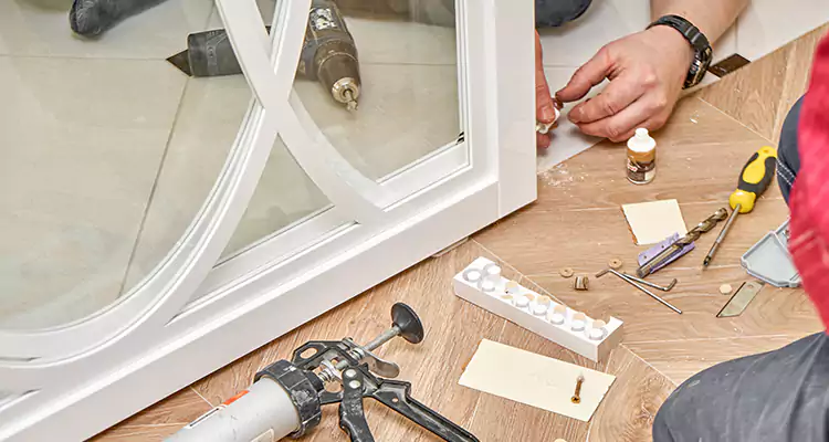 Interior Patio Door Casing Repair in Pinecrest, FL