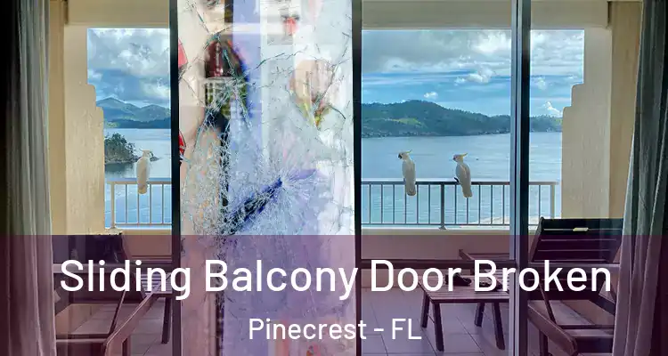  Sliding Balcony Door Broken Pinecrest - FL